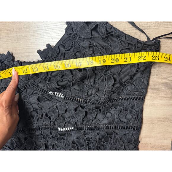 Boohoo Plus Premium Crochet Lace Strappy Midi Dress Women’s Size 18 - Picture 13 of 16